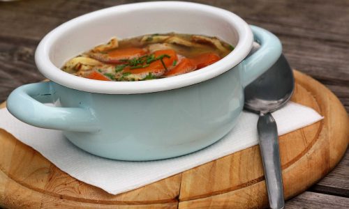 Suppe auf der Bertahütte